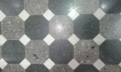 Full frame shot of tiled floor