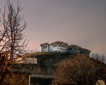 Built structures against sky