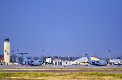 Planes at air force base