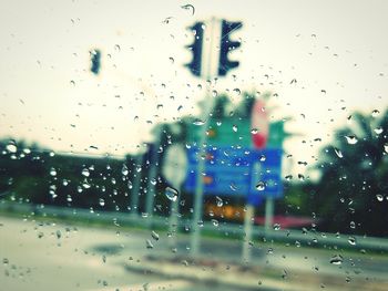 Raindrops on glass window