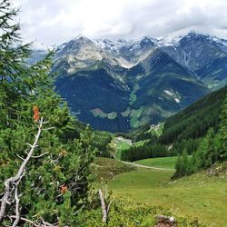 Scenic view of mountains