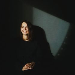 Portrait of young woman