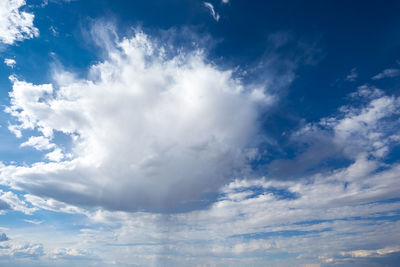 Low angle view of clouds in sky