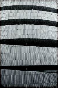 Close up of striped wall