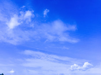 Low angle view of clouds in sky