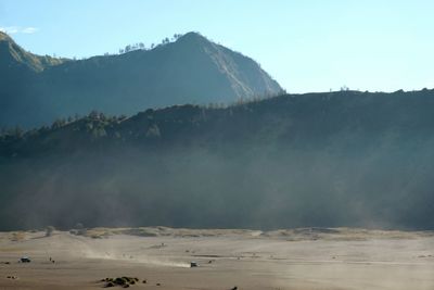 Scenic view of mountains