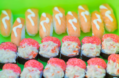 Close-up of cupcakes