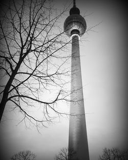 Low angle view of eiffel tower