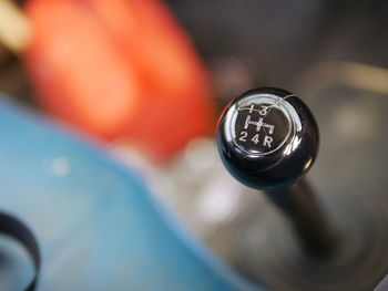 Close-up of vintage car