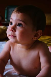 Close-up portrait of girl