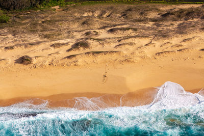 Scenic view of sea waves