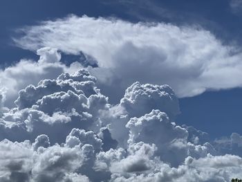 Low angle view of clouds in sky