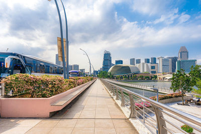 Buildings in city against sky