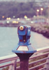 Close-up of fire hydrant against blurred background