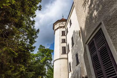 Low angle view of building against sky