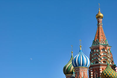 Saint basil s cathedral on blue sky