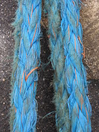 Close-up of fishing net in water