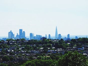 View of cityscape against sky