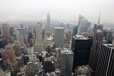 Modern cityscape against sky