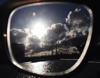 Reflection of clouds in water