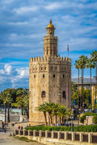 View of historic building against sky