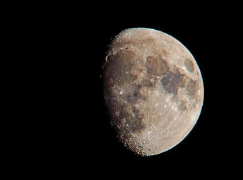 Scenic view of moon at night