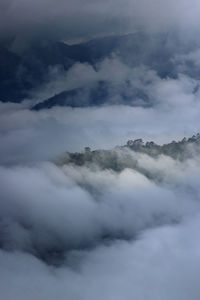 Low angle view of cloudscape against sky