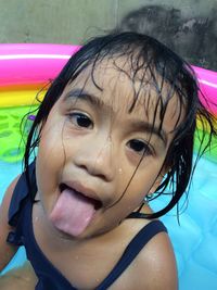 Portrait of smiling girl