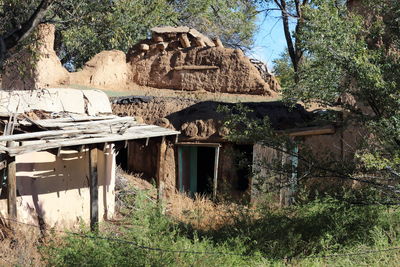 Built structure with trees in background