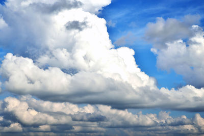 Low angle view of clouds in sky