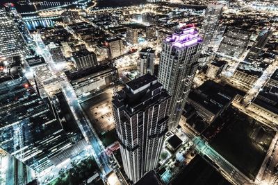 Aerial view of cityscape