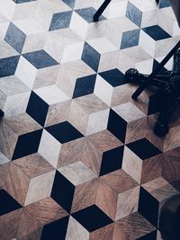 Full frame shot of tiled floor