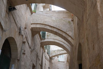 Low angle view of historical building