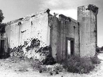 Old ruin of building