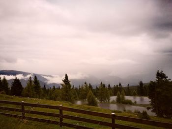 Scenic view of landscape against sky