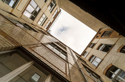 Low angle view of building against sky