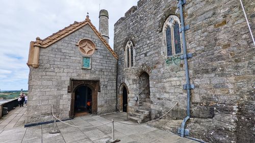 Low angle view of church