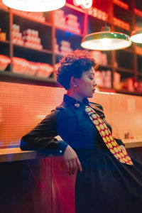 Man looking at camera