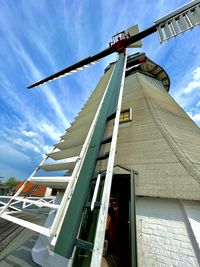 Low angle view of traditional building against sky