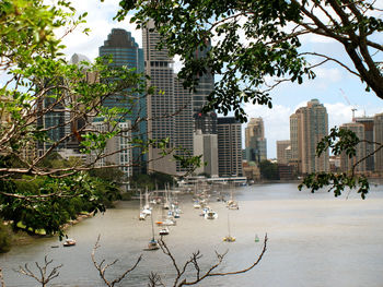 Skyscrapers in city