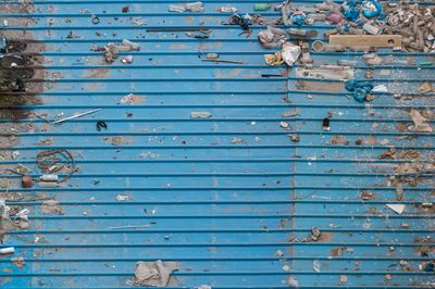 Full frame shot of weathered wall