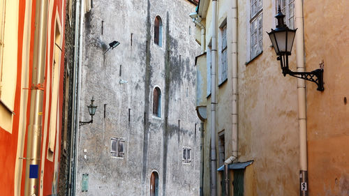 Low angle view of residential building