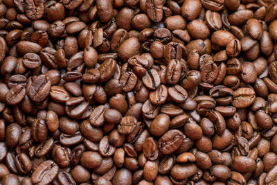 Full frame shot of coffee beans