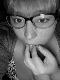 Close-up portrait of baby boy