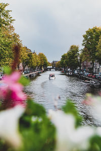 Scenic view of river against sky