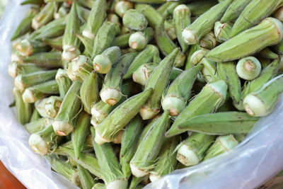 Full frame shot of chopped vegetables