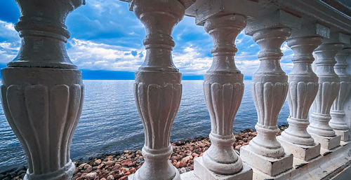 Panoramic shot of sea against sky