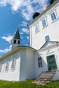 Low angle view of building against sky