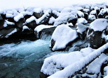 Frozen sea