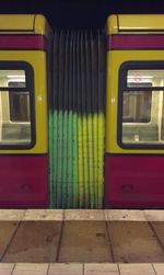 Interior of train